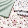 Cotton Poplin Mini spikes – pale mint/dark dusky pink,  thumbnail number 5