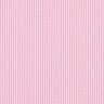 Shirting fabric narrow vertical stripes – white/pink,  thumbnail number 1