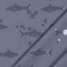 Raincoat Fabric Shark | by Poppy – blue grey,  thumbnail number 3