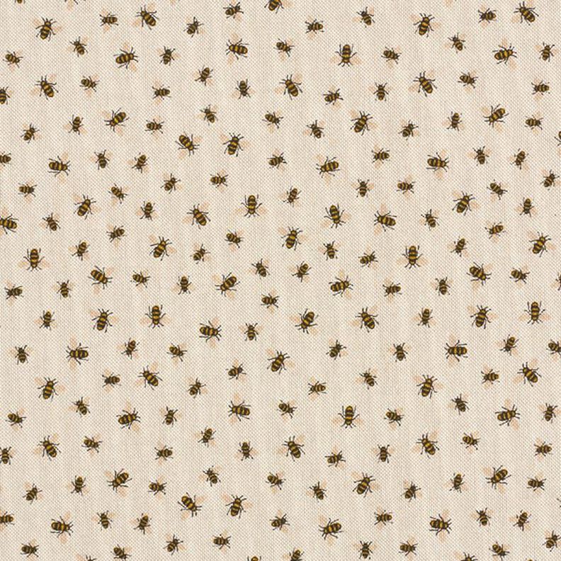 Decor Fabric Half Panama Bee Family – natural,  image number 1