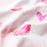 Cotton Jersey Hearts | Glitzerpüppi – light pink/white,  thumbnail number 1