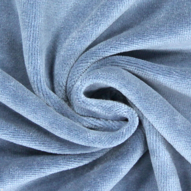 Plain Nicky Velour – steel blue,  image number 2