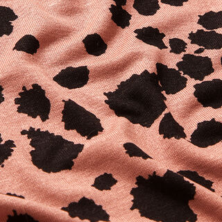 Splodges Viscose Jersey – dark dusky pink, 