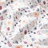 Cotton Poplin gardening – white/blue grey,  thumbnail number 2