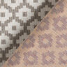 Outdoor fabric jacquard rhombus – grey,  thumbnail number 4