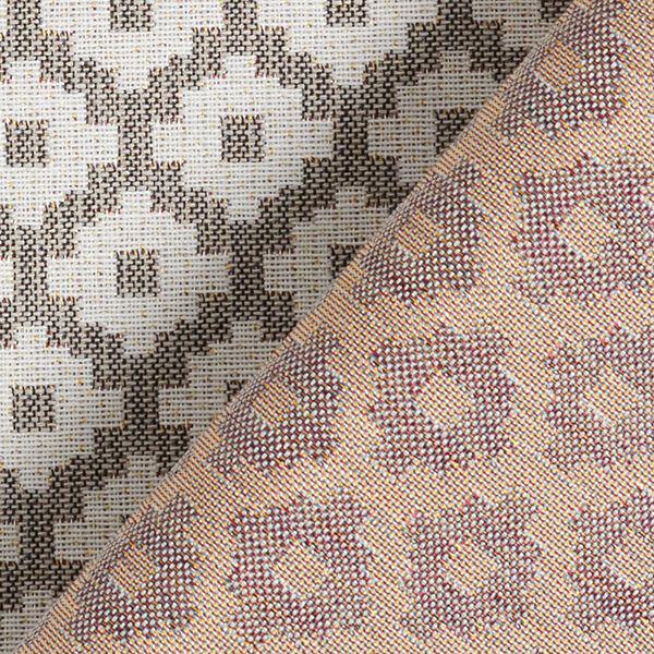 Outdoor fabric jacquard rhombus – grey,  image number 4