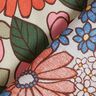 Cotton Cretonne Pop Art Flowers – pistachio/dusky pink,  thumbnail number 4