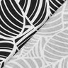 Abstract leaves viscose jersey – black/white,  thumbnail number 5