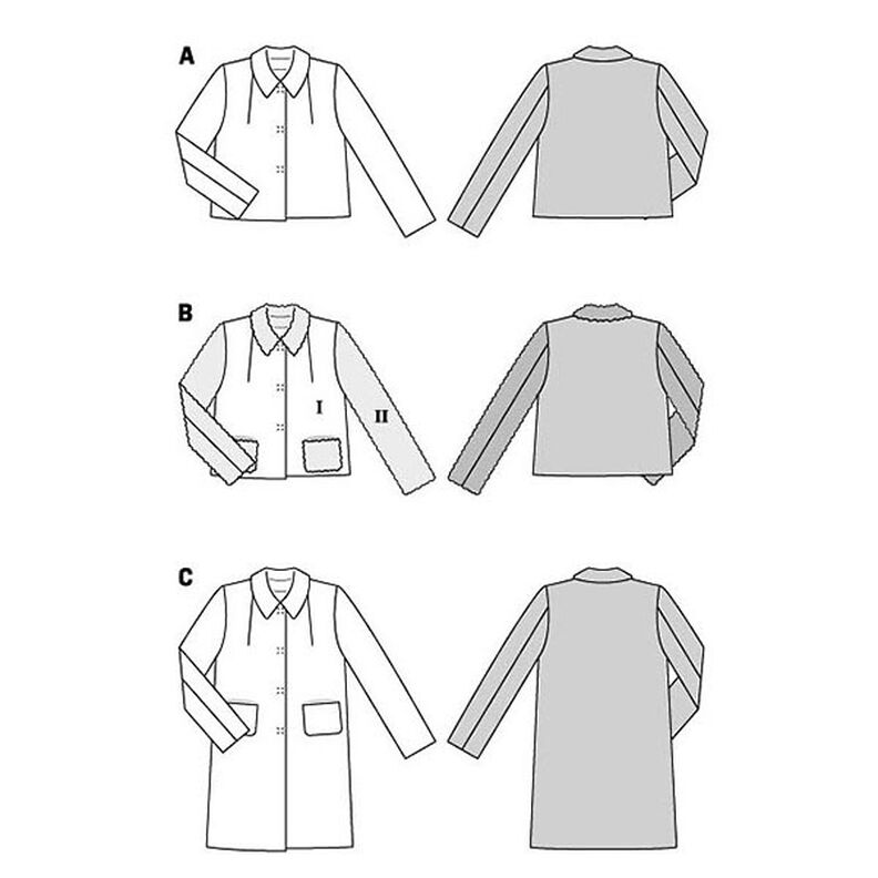 Jacket / Coat | Burda 5855 | 34-48,  image number 11