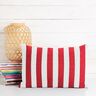 Decor Fabric Canvas Stripes – red/white,  thumbnail number 7