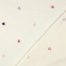 Teddy Fur embroidered hearts | Poppy Fabrics – ivory/rosé,  thumbnail number 4