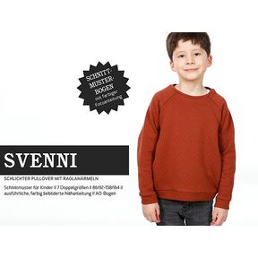 SVENNI Simple Jumper with Raglan Sleeves | Studio Schnittreif | 86-164, 