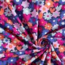 Cotton Jersey colourful flowers | Poppy Fabrics – midnight blue,  thumbnail number 3