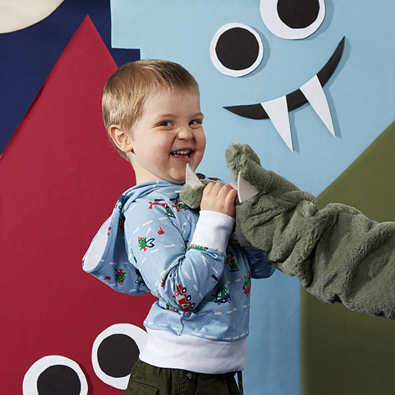 Medium Cotton Jersey Plain – taupe | Remnant 50cm,  image number 9