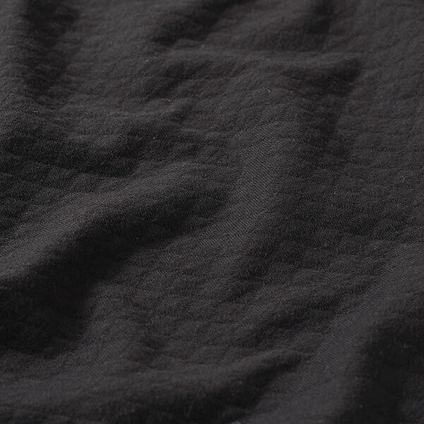 Quilted Jersey – black,  image number 2