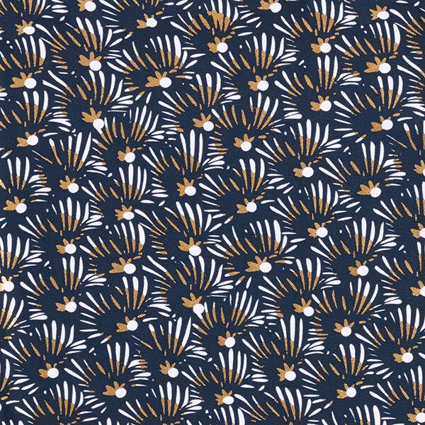 Fireworks swimsuit fabric – navy blue,  image number 1