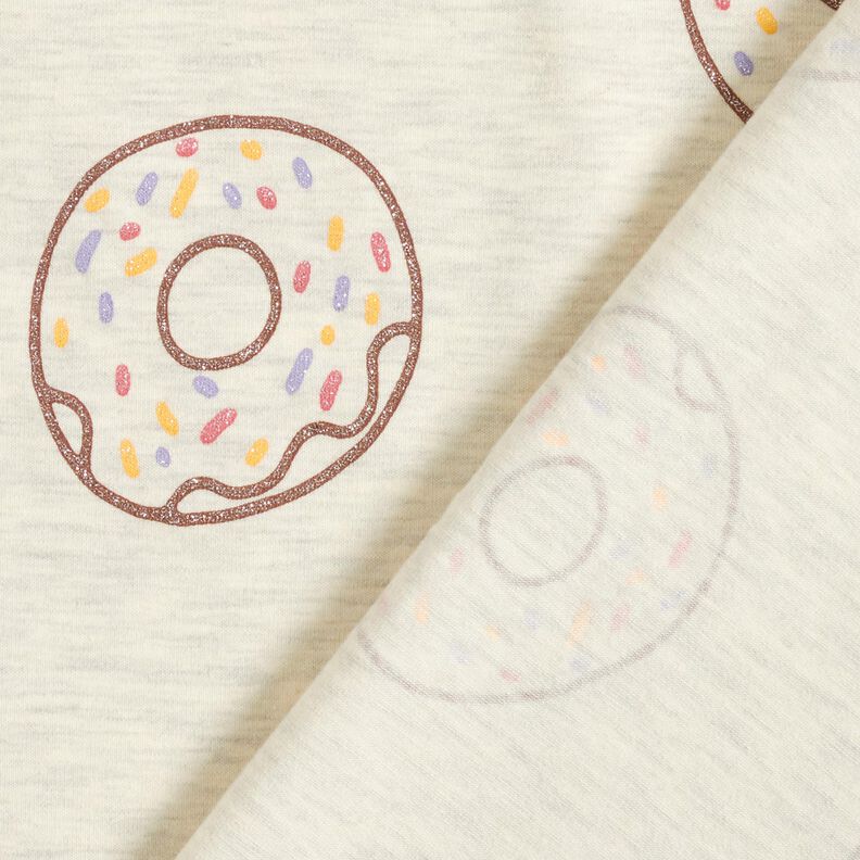 Cotton Jersey Glittery donuts | by Poppy – natural,  image number 4