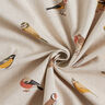 Decor Fabric Half Panama small garden birds – natural,  thumbnail number 3