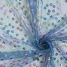 Soft Mesh glitter flowers – denim blue,  thumbnail number 4