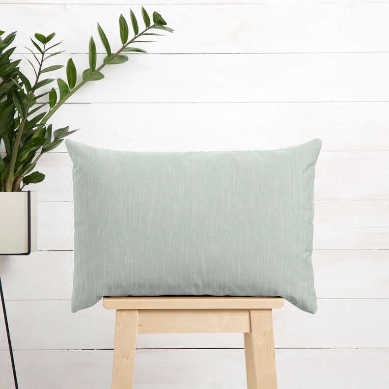Decor Fabric Half Panama Subtle Texture – pale mint/light beige,  image number 8