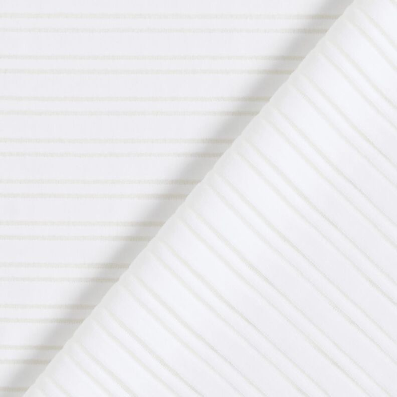 Stripes devoré jersey – white,  image number 4