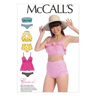 Misses' swimsuits, McCALL'S 7168, 