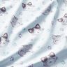 Cotton Jersey cute cats and paws | Glitzerpüppi – white,  thumbnail number 2