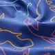 Cotton Poplin Dino contours – royal blue,  thumbnail number 2