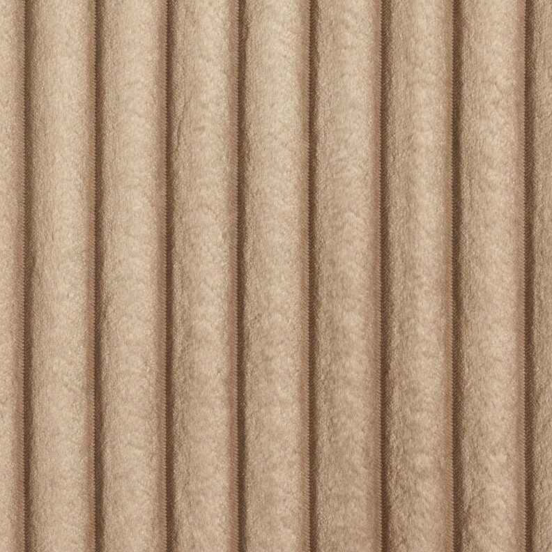 Upholstery Fabric Fur stripes – taupe,  image number 1