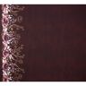 Cotton Jersey Border Fabric Flowers in gold glitter | Glitzerpüppi – burgundy/pastel mauve,  thumbnail number 5