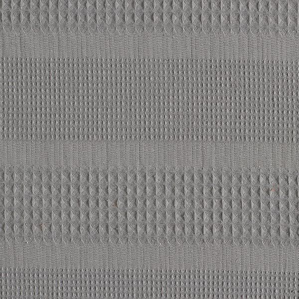 Waffle Piqué horizontal stripes – grey,  image number 1