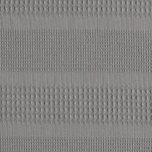 Waffle Piqué horizontal stripes – grey, image number 1