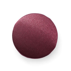 Covered button, Bridal Satin – burgundy, 