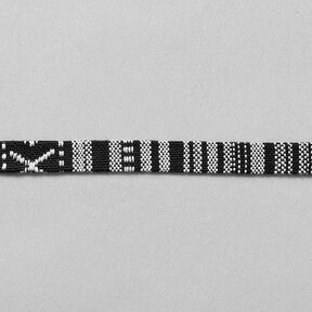 Ethnic Trim [10 mm] – black/white, 