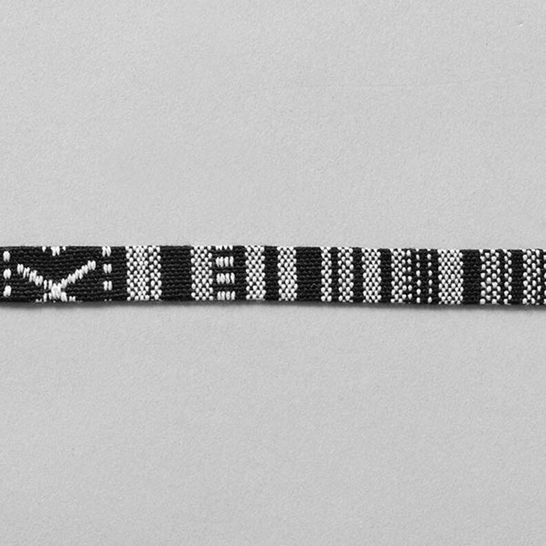 Ethnic Trim [10 mm] – black/white,  image number 1