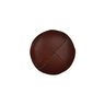 Leather Button  – dark brown,  thumbnail number 1