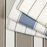 Outdoor Fabric Canvas Mixed stripes – white/grey | Remnant 50cm,  thumbnail number 5