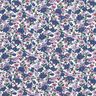 Blouse fabric small bouquets – white/lilac,  thumbnail number 1