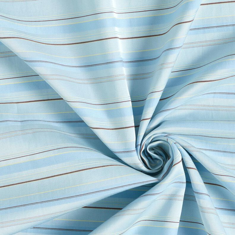 Stripes cotton viscose blend – silver blue,  image number 3