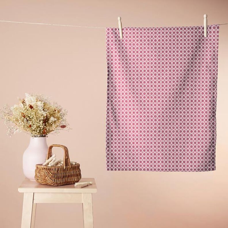 Cotton Cretonne Kaleidoscope – dusky pink,  image number 8