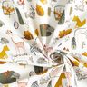 Cotton Poplin woodland animals – offwhite,  thumbnail number 3