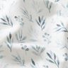 Cotton Jersey delicate watercolour branches and flowers Digital Print – ivory/denim blue,  thumbnail number 2