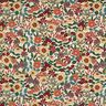 Decor Fabric Tapestry Fabric retro flowers – petrol,  thumbnail number 1