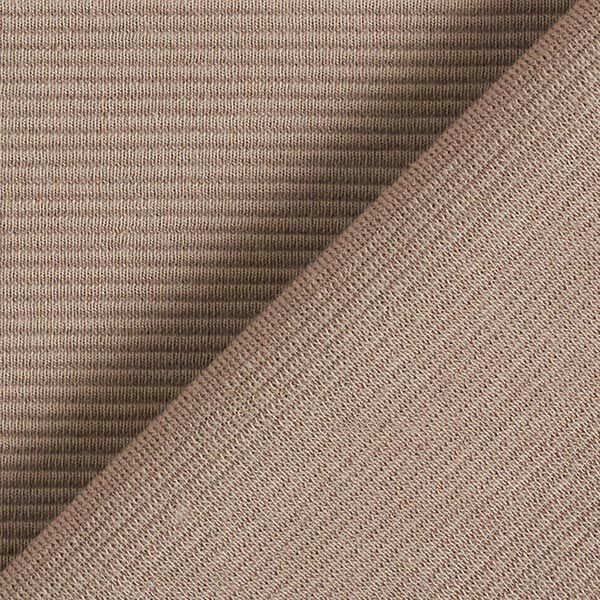 Ottoman ribbed jersey Plain – taupe,  image number 4