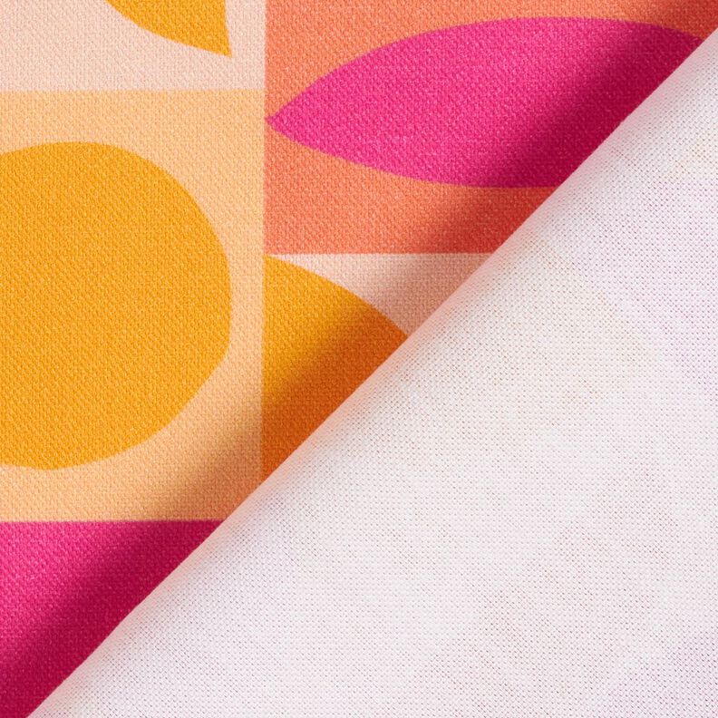 Decor Fabric Half Panama colorful variations – light yellow/pastel violet, image number 4