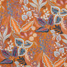 Decor Fabric Half Panama Paisley Leaves – caramel,  thumbnail number 1