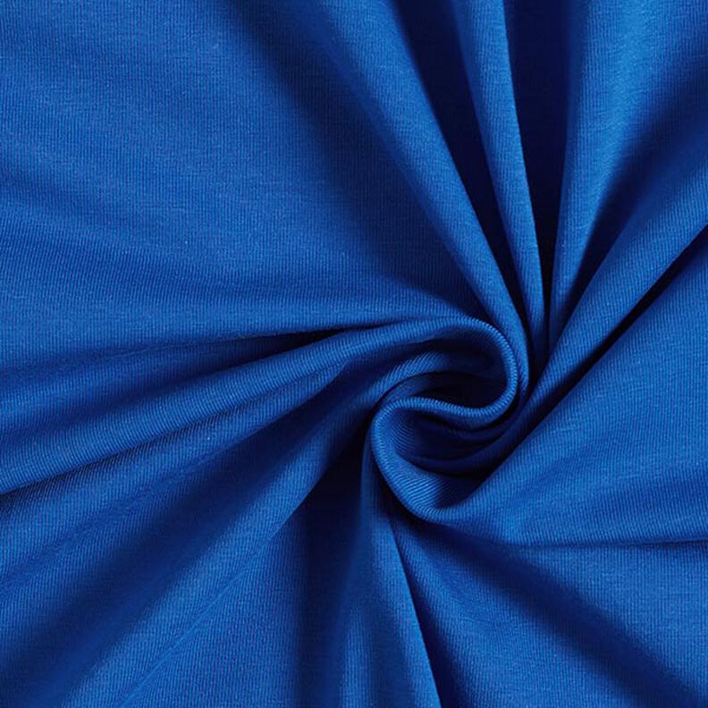 Plain Medium Cotton Jersey – royal blue,  image number 1