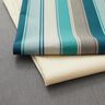 Outdoor Fabric Canvas Blurred Stripes – blue spruce/greige,  thumbnail number 5