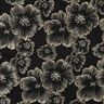 Jacquard 3D-effect flowers – black/almond,  thumbnail number 1