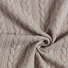 Cabled Cloque Jacquard Jersey – beige,  thumbnail number 3